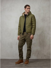 BLAUER Giubbotto Reversibile Liscio Uomo Invernale Verde/Beige