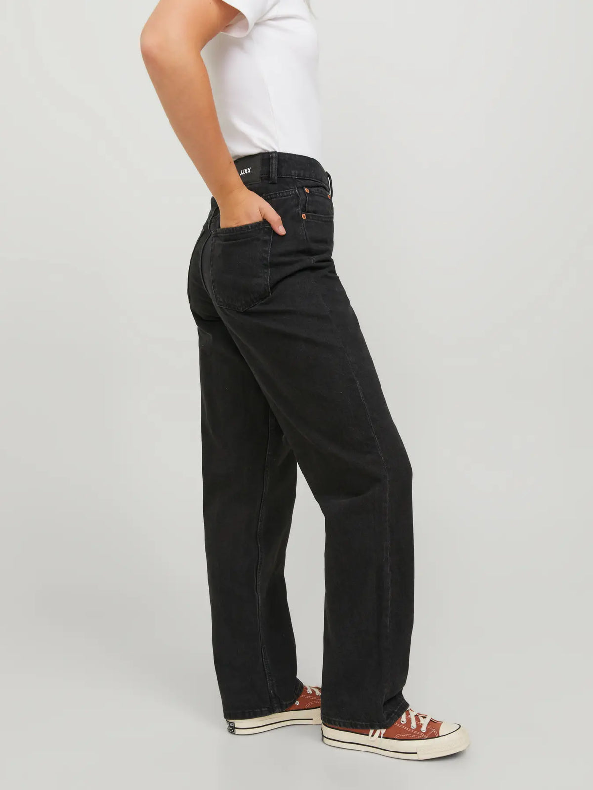 JJXX DONNA JEANS JXSEVILLE LOOSE MW MR5004 DNM NOOS NERO