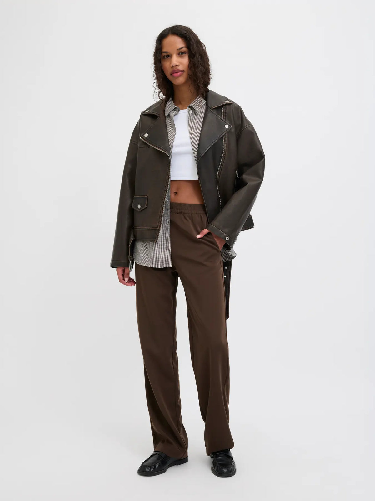 JJXX DONNA JXPOPPY PANT MARRONE