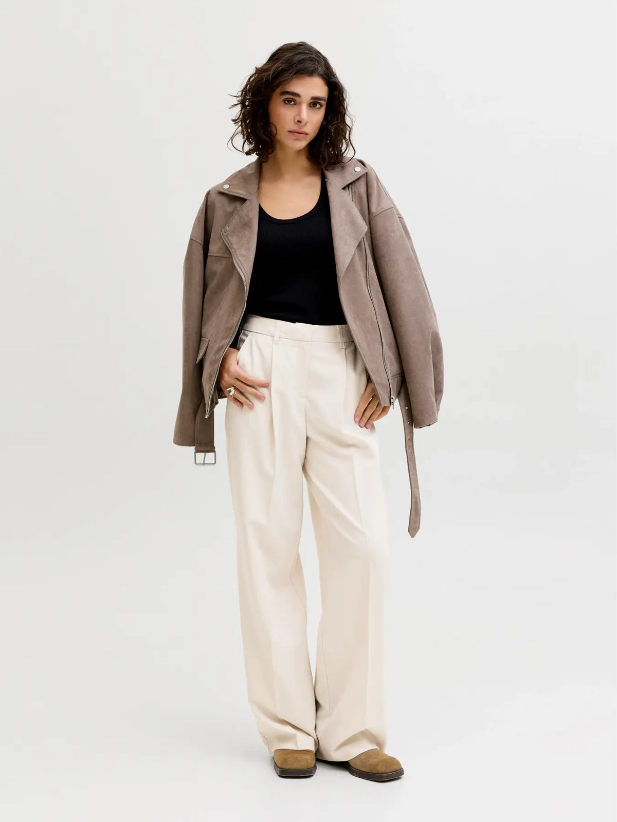 JJXX DONNA JXAYA ELLIS BEIGE PANT SS26