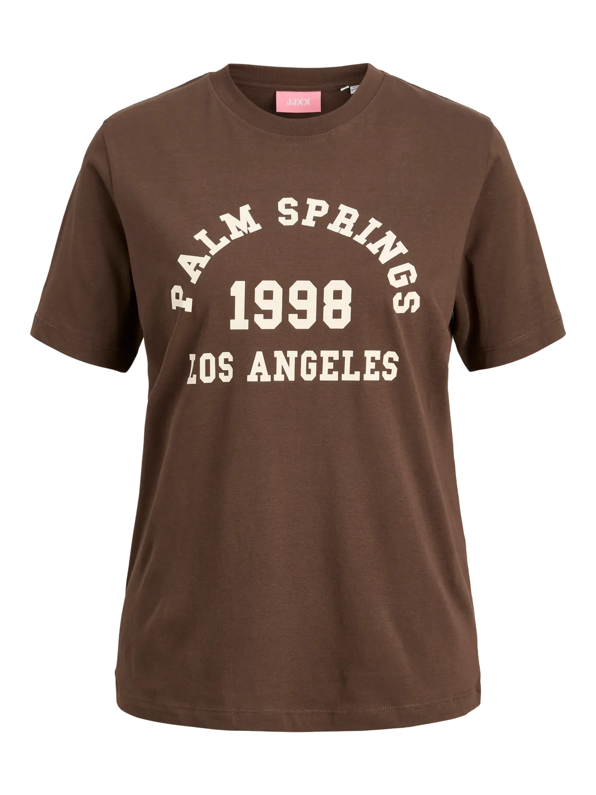 JJXX DONNA T-SHIRT JXMERLE MARRONE/PANNA
