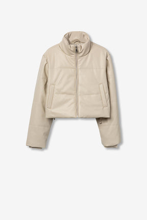 TIFFOSI GIRL ALFA_1 BEIGE GIUBBOTTO CROP