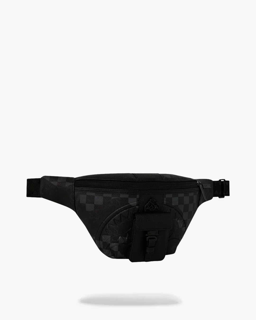 SPRAYGROUND Marsupio In Pelle 3AM MIX UP V2 SAVVY CROSSBODY Nero