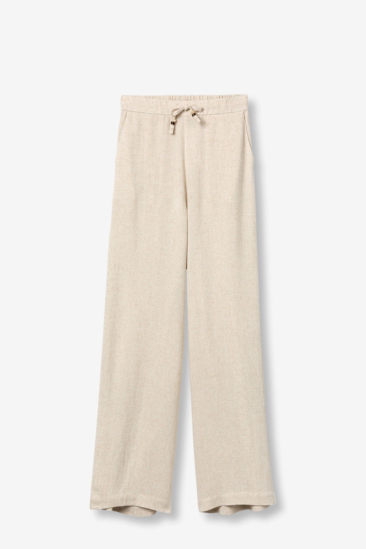 TIFFOSI RUTHY_1 PANTALONE A PALAZZO BEIGE DONNA SS26