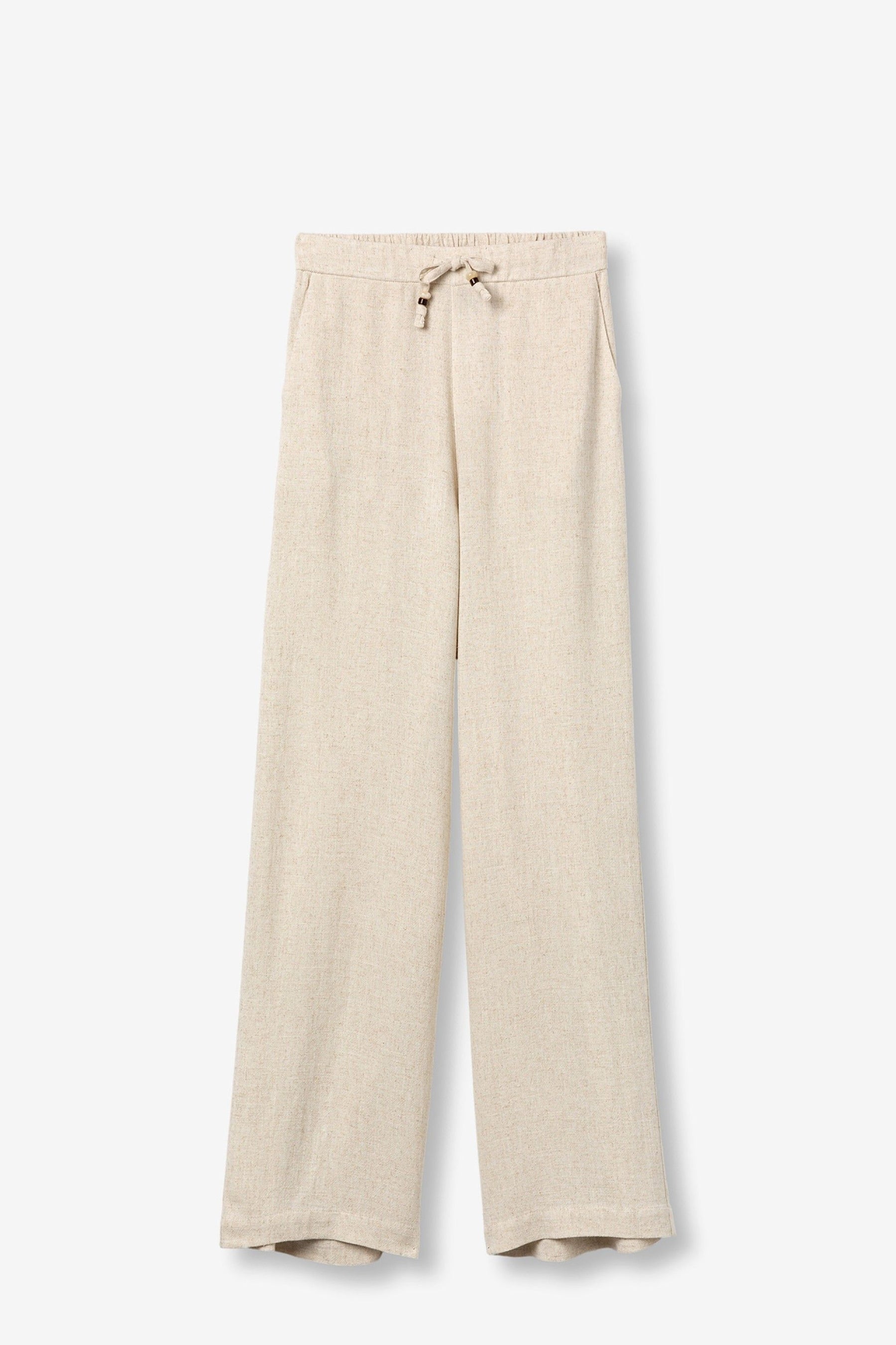 TIFFOSI RUTHY_1 PANTALONE A PALAZZO BEIGE DONNA SS26