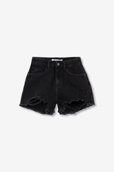 TIFFOSI JENNA_37 P10 PANTALONCINO DI JEANS NERO DONNA SS26
