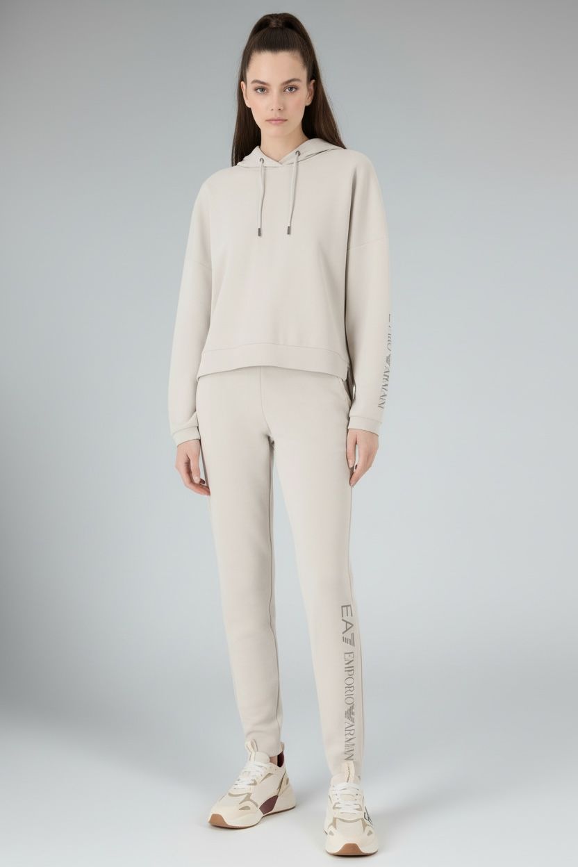 EMPORIO ARMANI TUTA GHIACCIO CON CAPPUCCIO DONNA