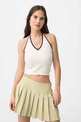 TIFFOSI RAP CANOTTA BIANCA GIRL SS26
