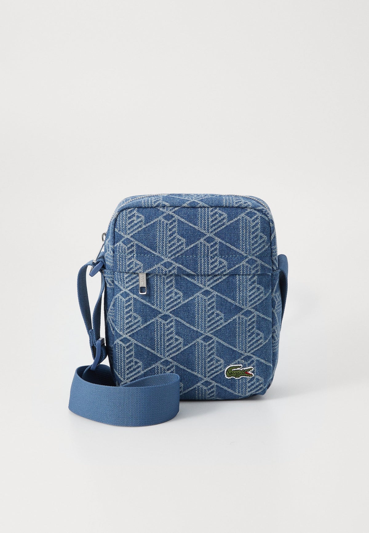 LACOSTE Borsa a Tracolla Monogram In Denim