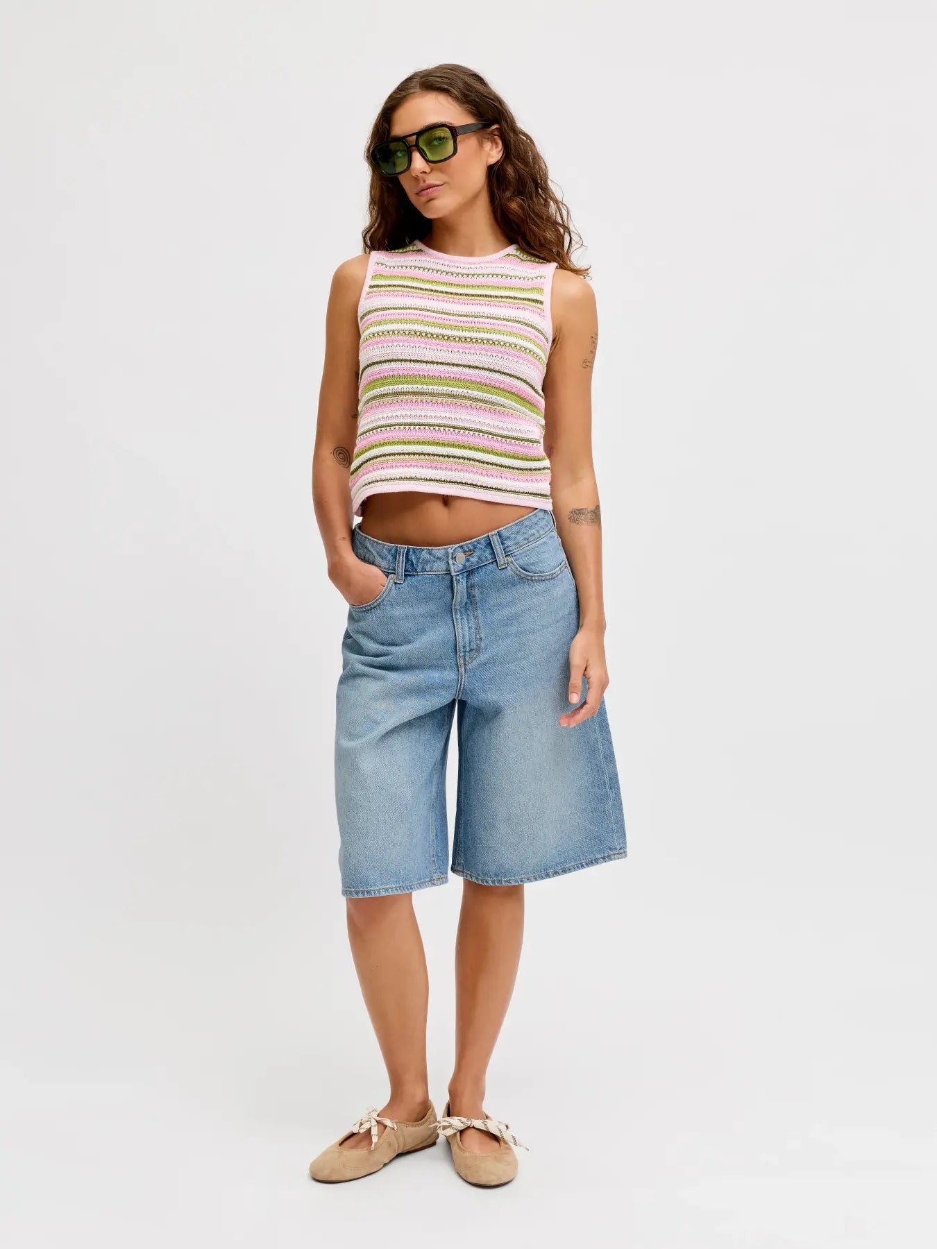 JJXX JXTOKYO LONG PANTALONCINO DI JEANS DONNA SS26