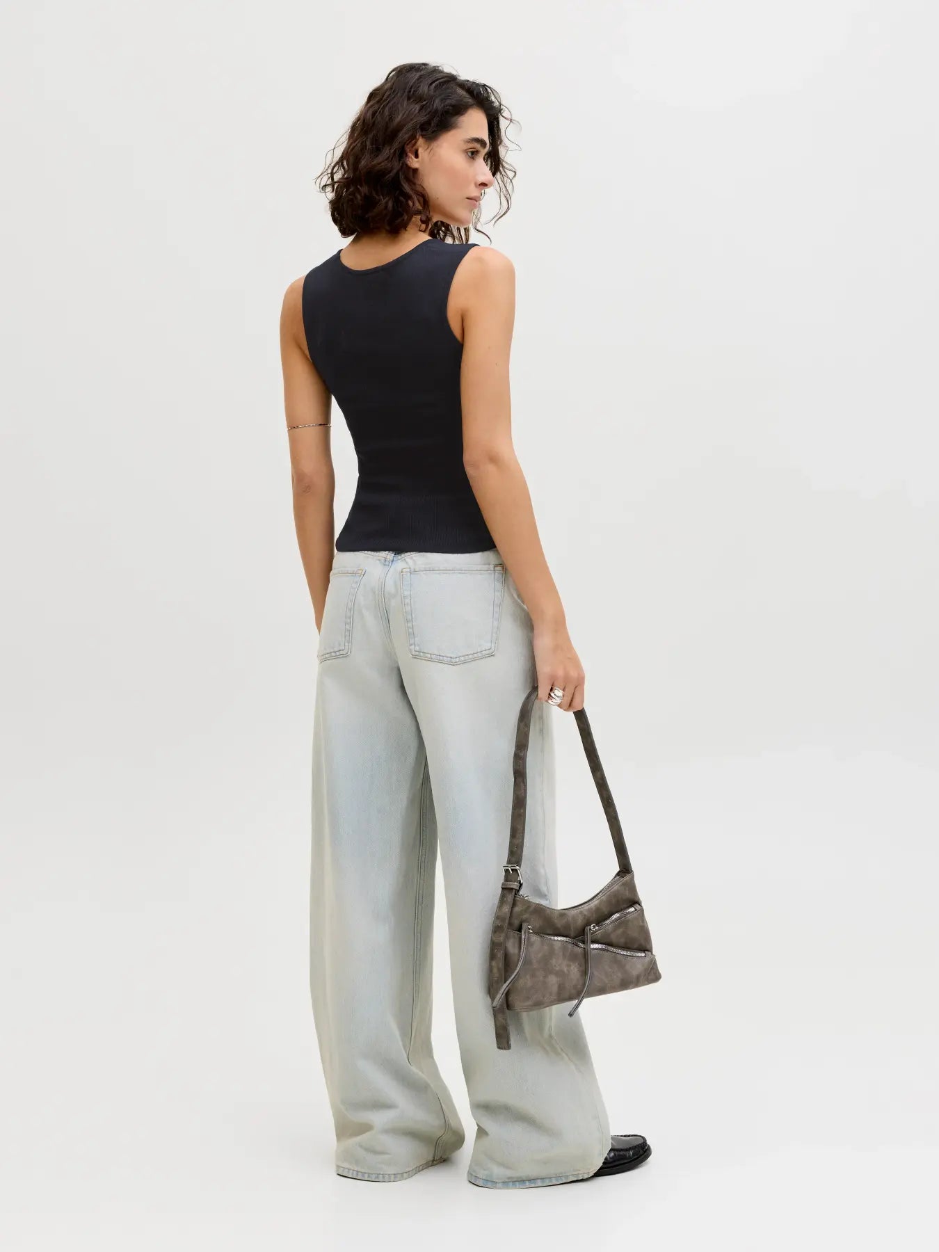JJXX JXPOSIE CANOTTA NERA DONNA SS26