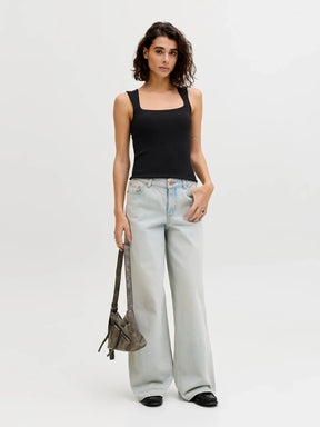 JJXX JXPOSIE CANOTTA NERA DONNA SS26