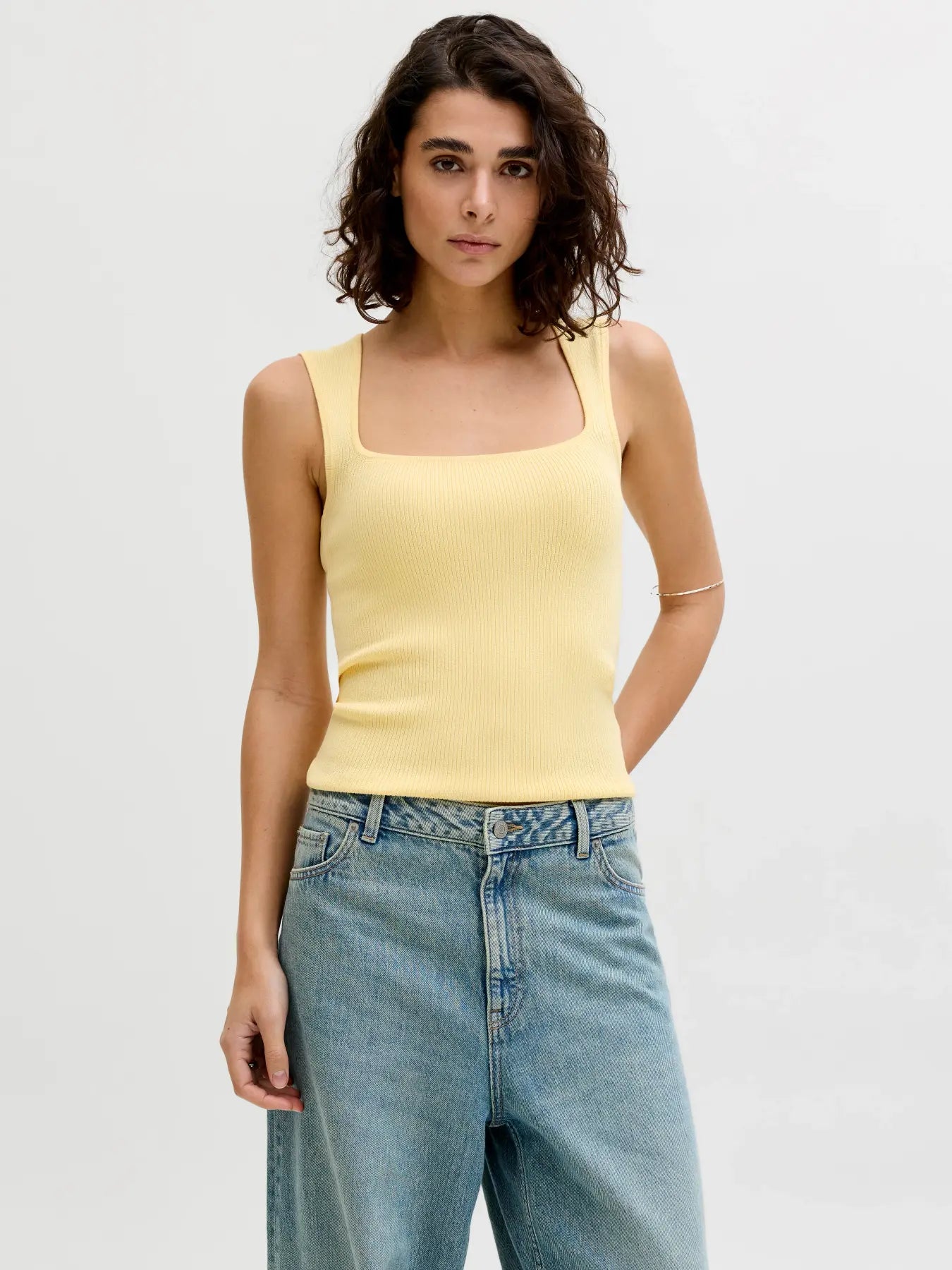 JJXX JXPOSIE CANOTTA GIALLA DONNA SS26
