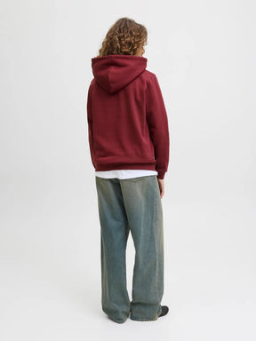 JJXX JXABBIE FELPA BORDEAUX CON CAPPUCCIO