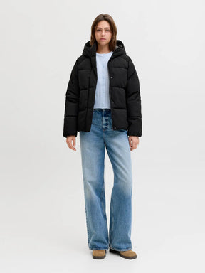 JJXX JXGLOBAL NERO GIUBBOTTO CON CAPPUCCIO