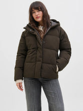 JJXX JXGLOBAL MARRONE GIUBBOTTO CON CAPPUCCIO