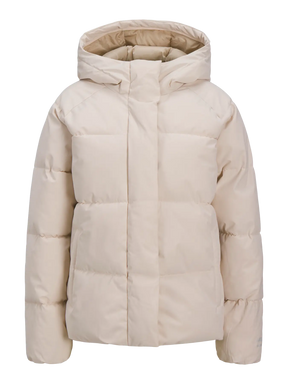 JJXX JXGLOBAL BEIGE GIUBBOTTO CON CAPPUCCIO