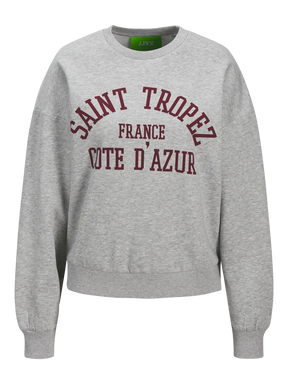 JJXX JXMERLE GRIGIA FELPA GIROCOLLO