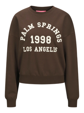 JJXX JXMERLE MARRONE FELPA GIROCOLLO