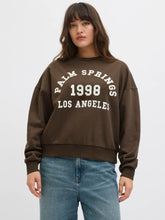 JJXX JXMERLE MARRONE FELPA GIROCOLLO