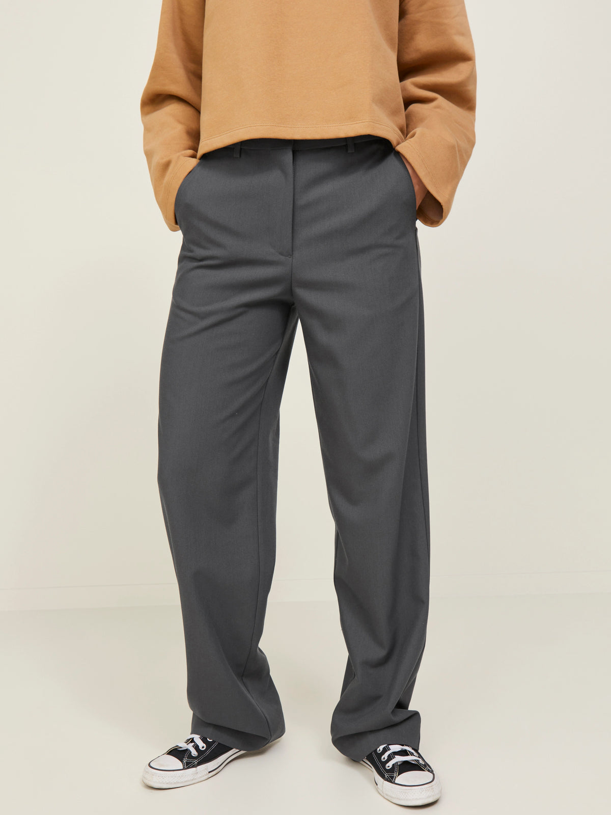 JXMARY PANTALONE CLASSICO GRIGIO