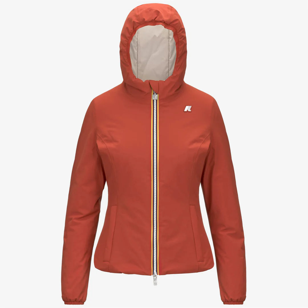 K-WAY GIUBBOTTO DONNA REVERSIBIKE ROSSO/ROSA