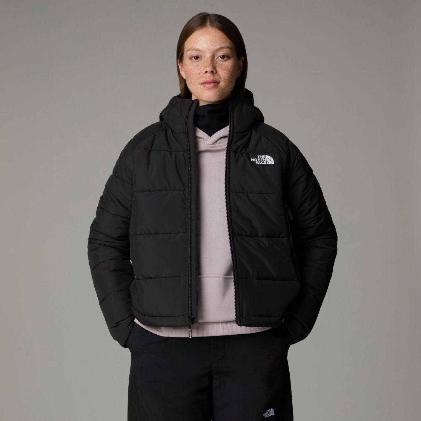 NORTH FACE DONNA GIUBBOTTO OVATTATO NERO