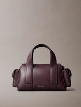 BORSA CALVIN KLEIN DONNA Borsa A Tracolla Trasformabile In Jacquard Bordeaux