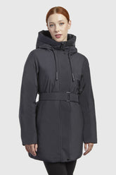 CANADIENS DONNA GIUBBOTTO MARIN/W NERO LUNGO