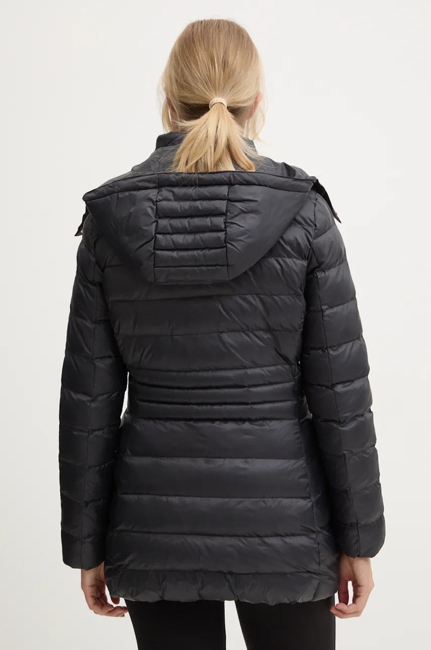 EMPORIO ARMANI DONNA GIUBBOTTO FASCIATO LUNGO NERO