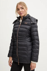 EMPORIO ARMANI DONNA GIUBBOTTO FASCIATO LUNGO NERO