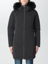 COLMAR DONNA GIUBBOTTO LUNGO LISCIO CON PELLICCIA NERO