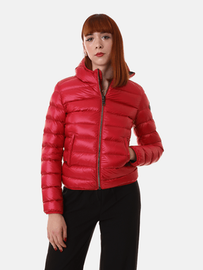 COLMAR DONNA GIUBBOTTO CORTO ROSSO CON CAPPUCCIO