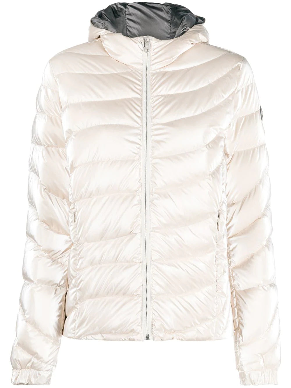 COLMAR DONNA GIUBBOTTO BEIGE LAMINATO CON CAPPUCCIO