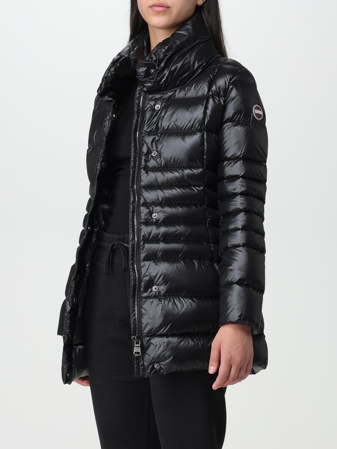 COLMAR DONNA GIUBBOTTO FASCIATO LUNGO NERO SENZA CAPPUCCIO