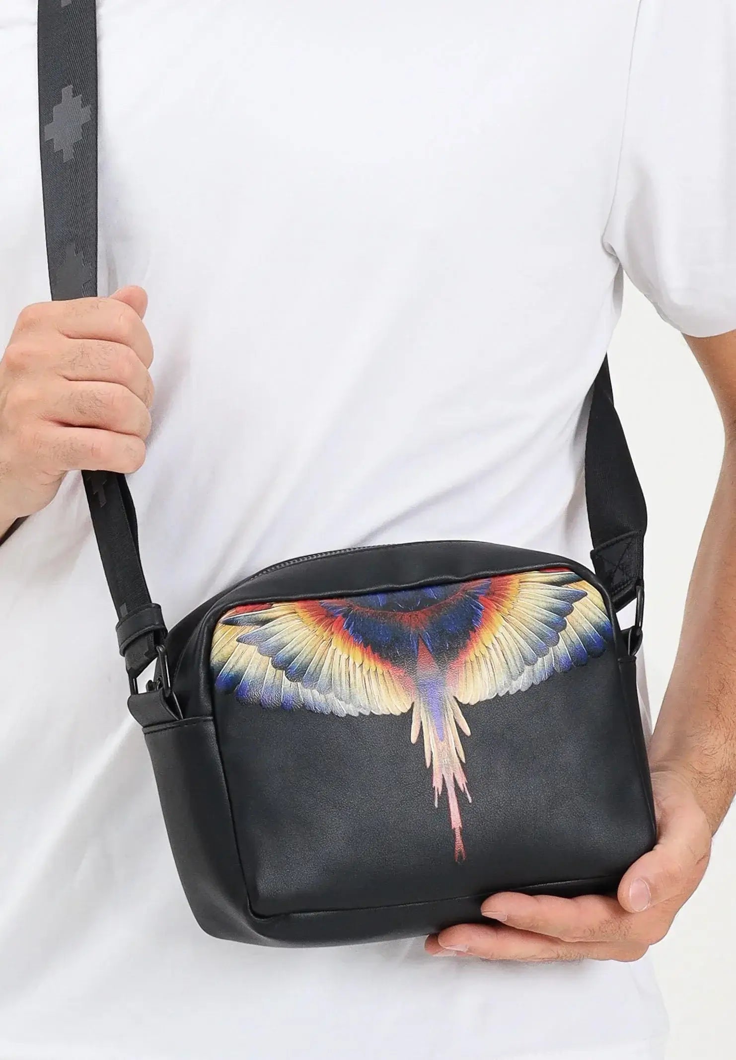 COUNTY OF MILAN BY MARCELO BURLON BORSA NERO/GIALLO/BLU