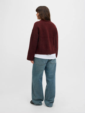 JJXX JXSIGGA DIVERSE CREW MAGLIONE BORDEAUX DONNA