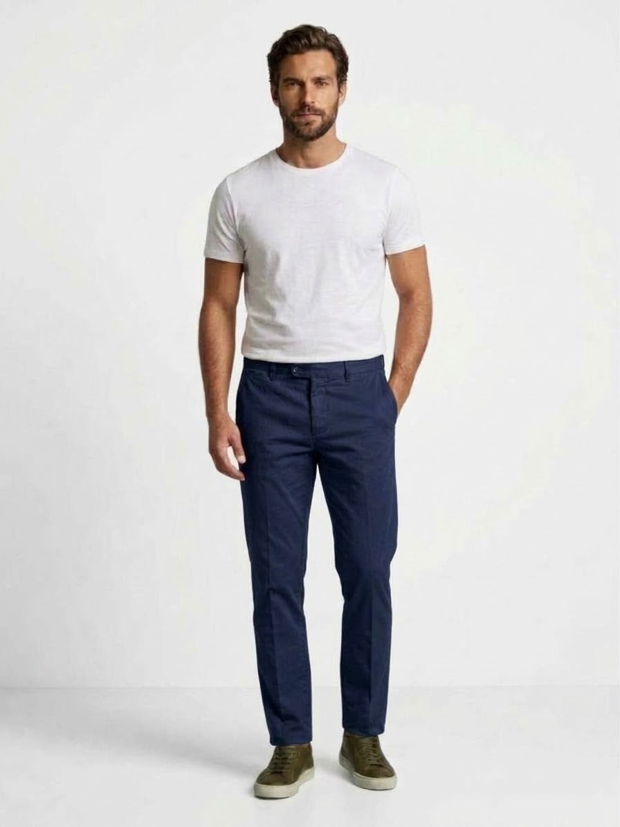 PIZETAONE Pantalone T.A. Modern Fit Blu