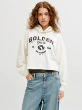 JJXX JXMERLE SPRING FELPA BEIGE CON CAPPUCCIO IN COTONE GARZATO