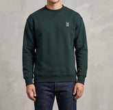 SOLDIER Felpa Girocollo Con Logo Sul Petto Verde