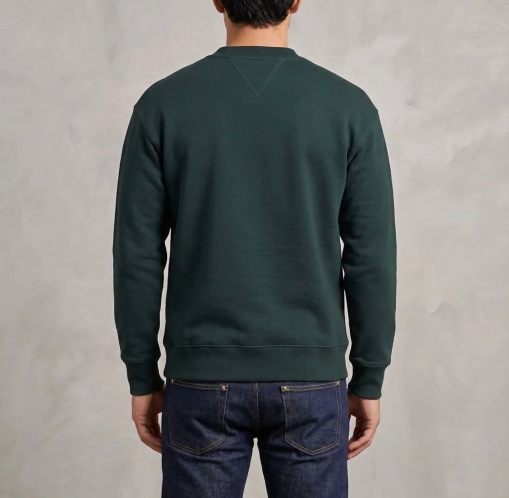 SOLDIER Felpa Girocollo Con Logo Sul Petto Verde