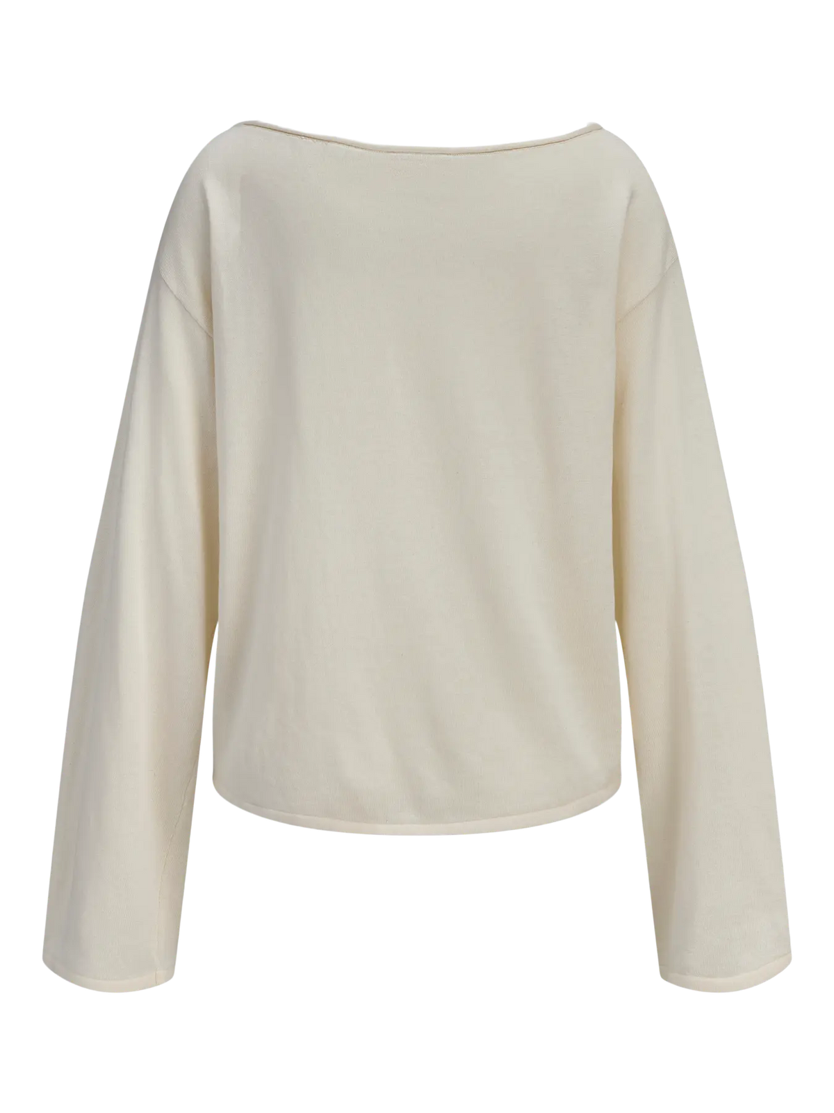 JJXX JXJENNA MAGLIETTA IN COTONE A MANICHE LUNGHE PANNA DONNA