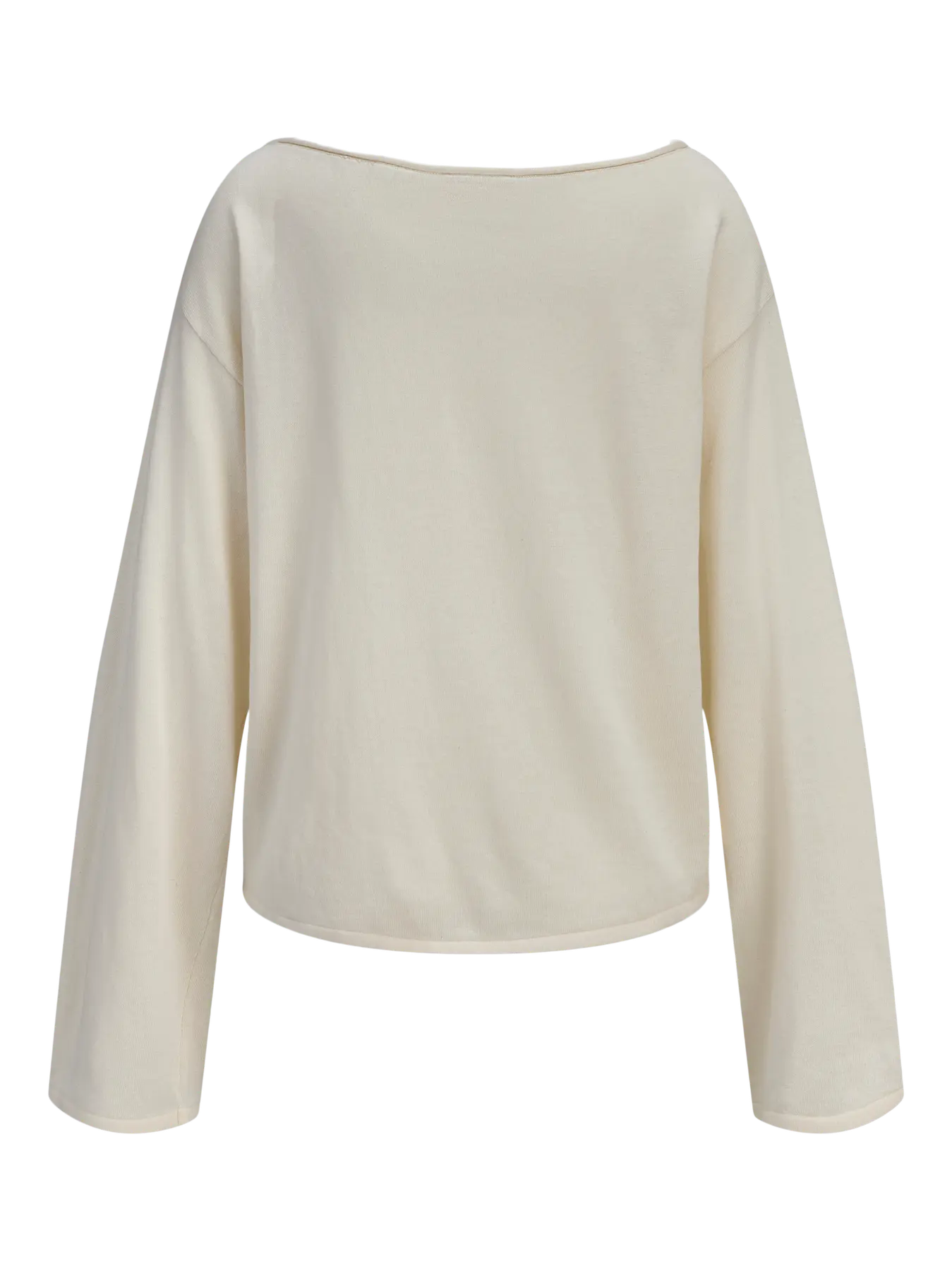 JJXX JXJENNA MAGLIETTA IN COTONE A MANICHE LUNGHE PANNA DONNA