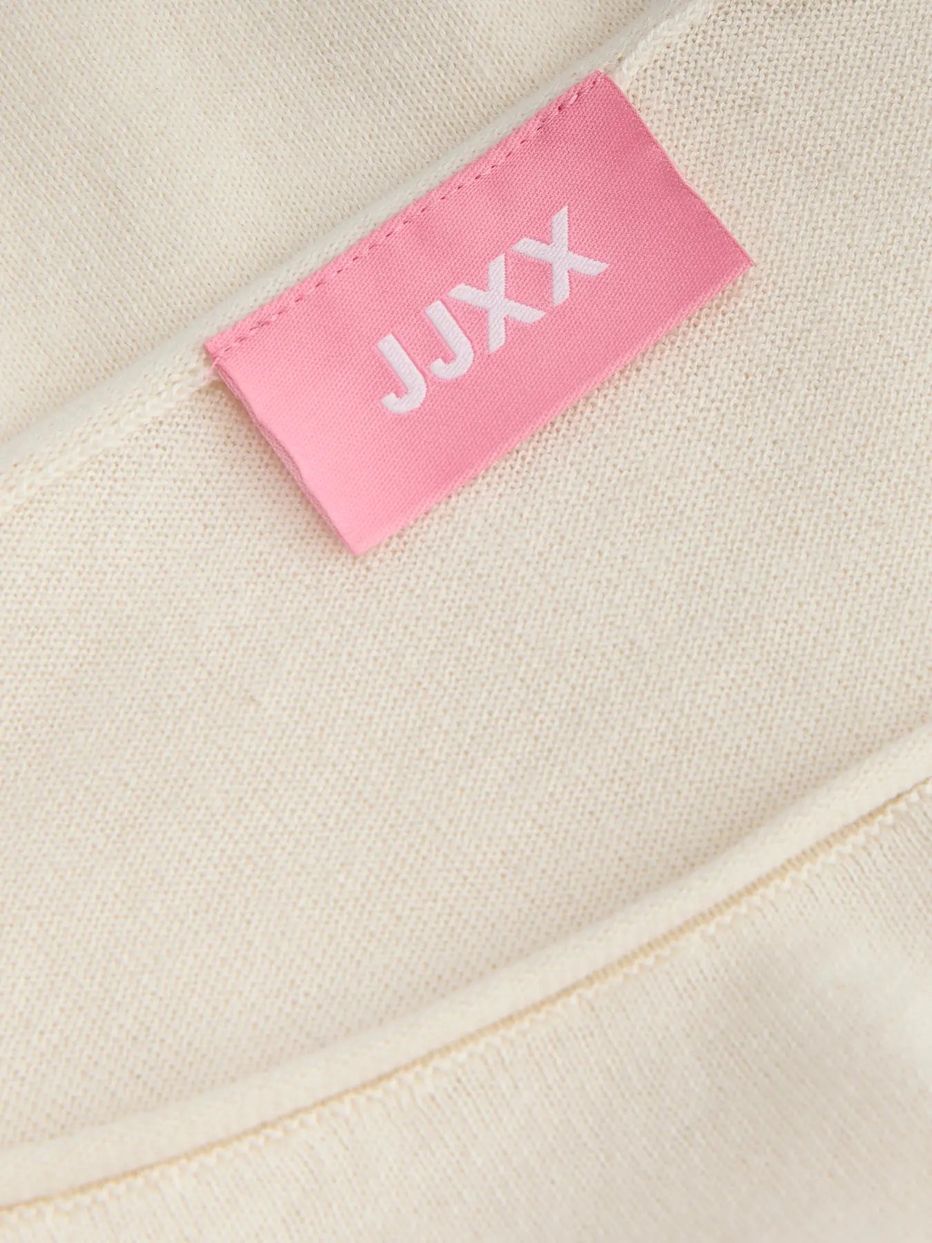 JJXX JXJENNA MAGLIETTA IN COTONE A MANICHE LUNGHE PANNA DONNA