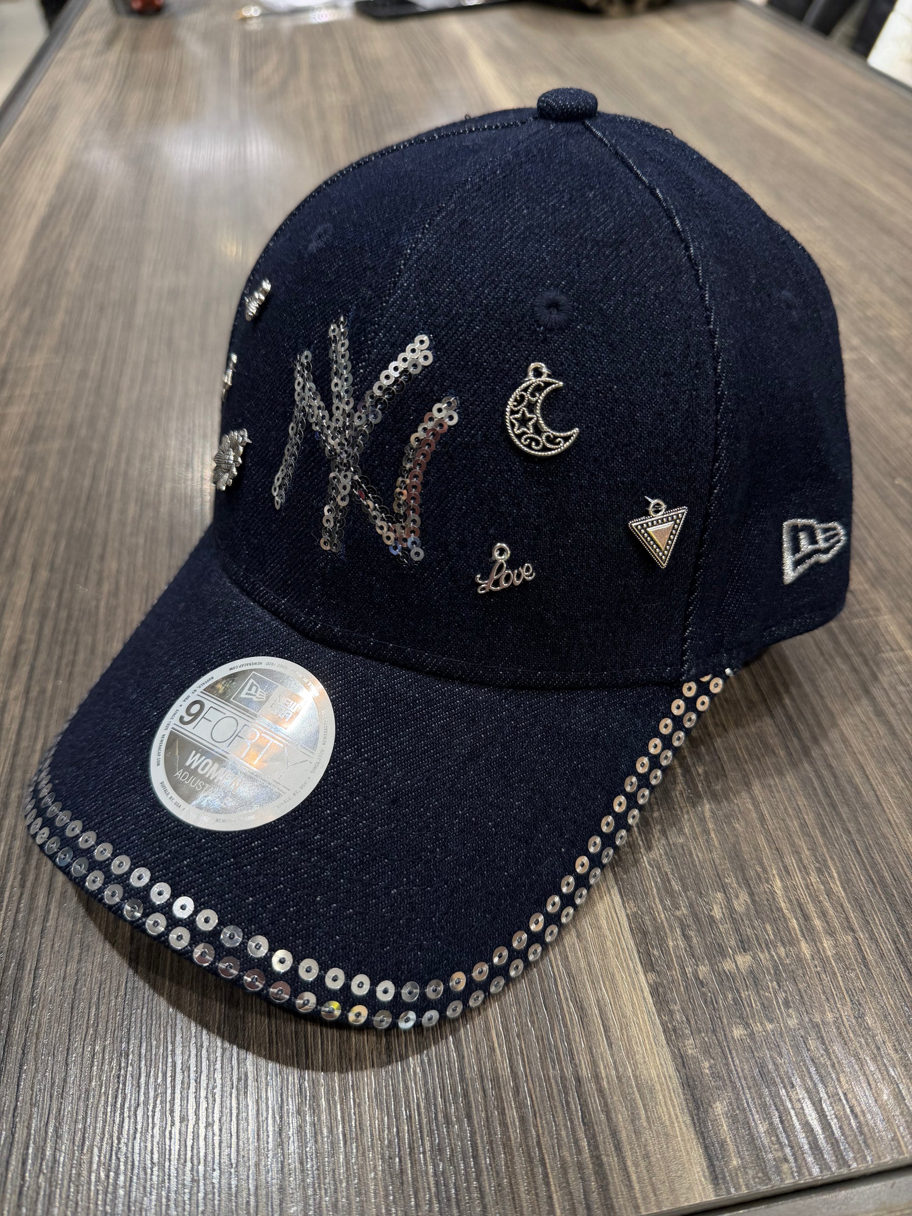 NEW ERA NY CUSTOM IN DENIM BLU DONNA
