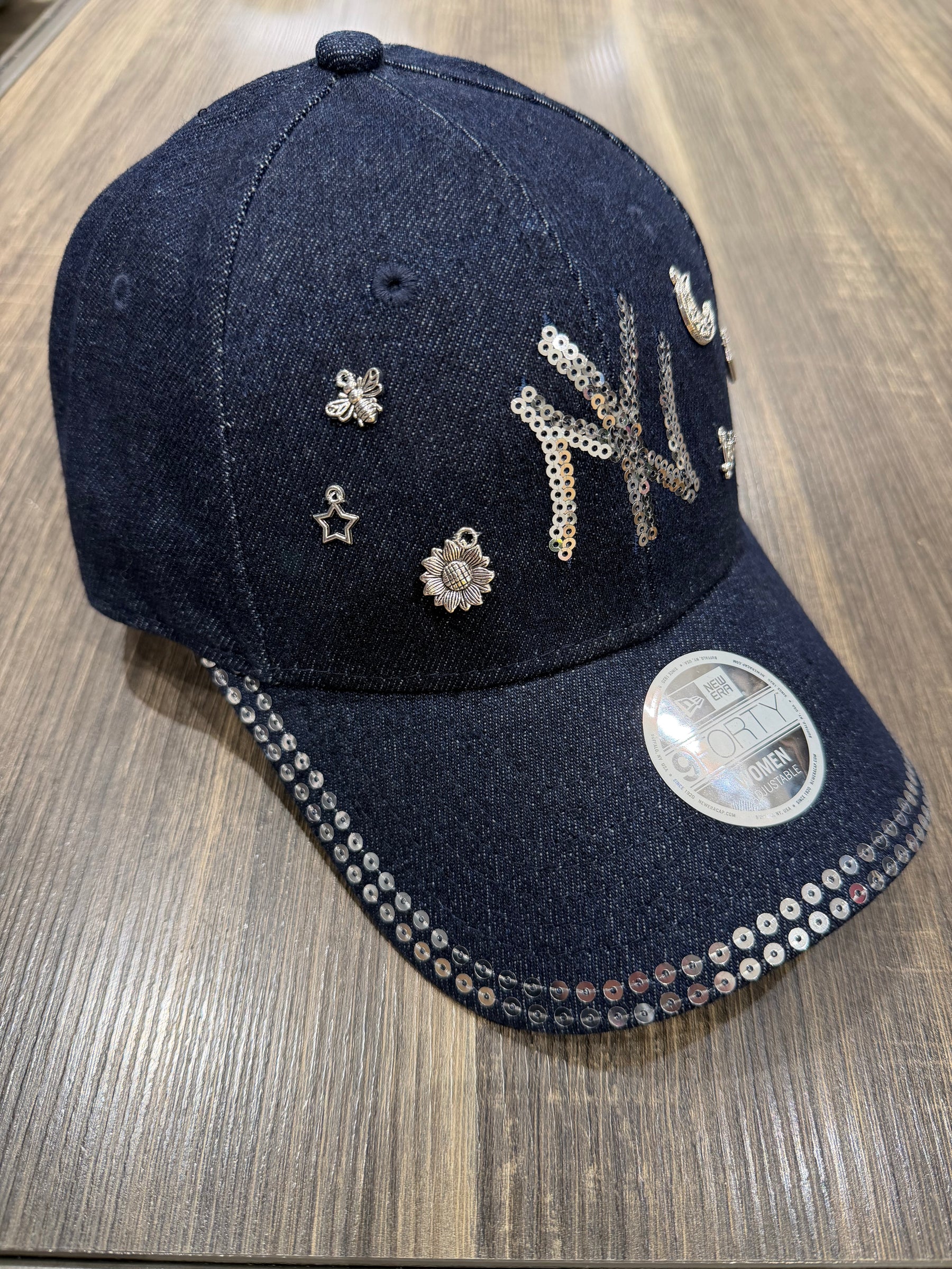 NEW ERA NY CUSTOM IN DENIM BLU DONNA