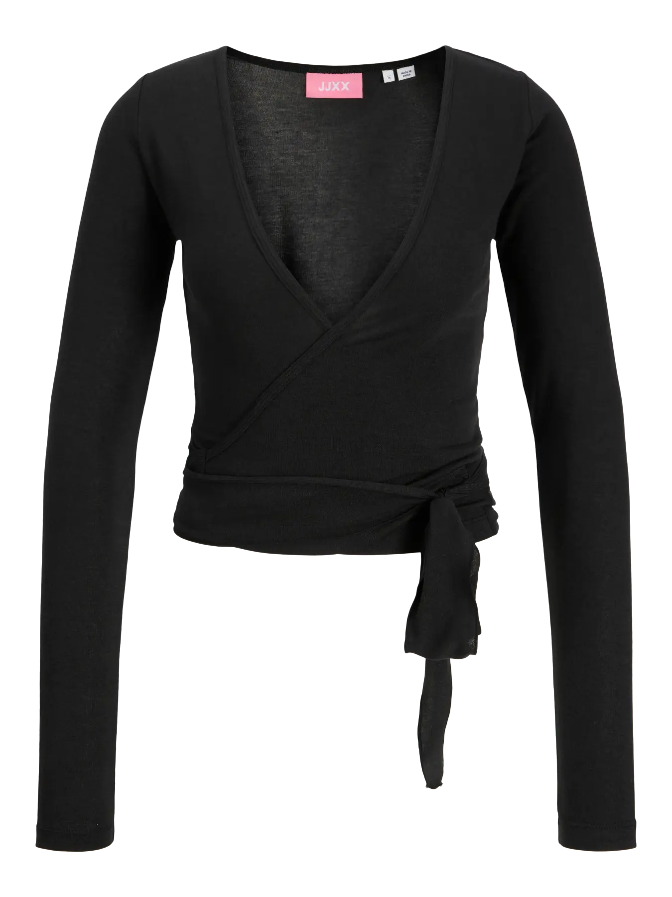 JJXX DONNA JXLUNA T-SHIRT NERA MANICHE LUNGHE DI COTONE  SS26