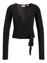 JJXX DONNA JXLUNA T-SHIRT NERA MANICHE LUNGHE DI COTONE  SS26