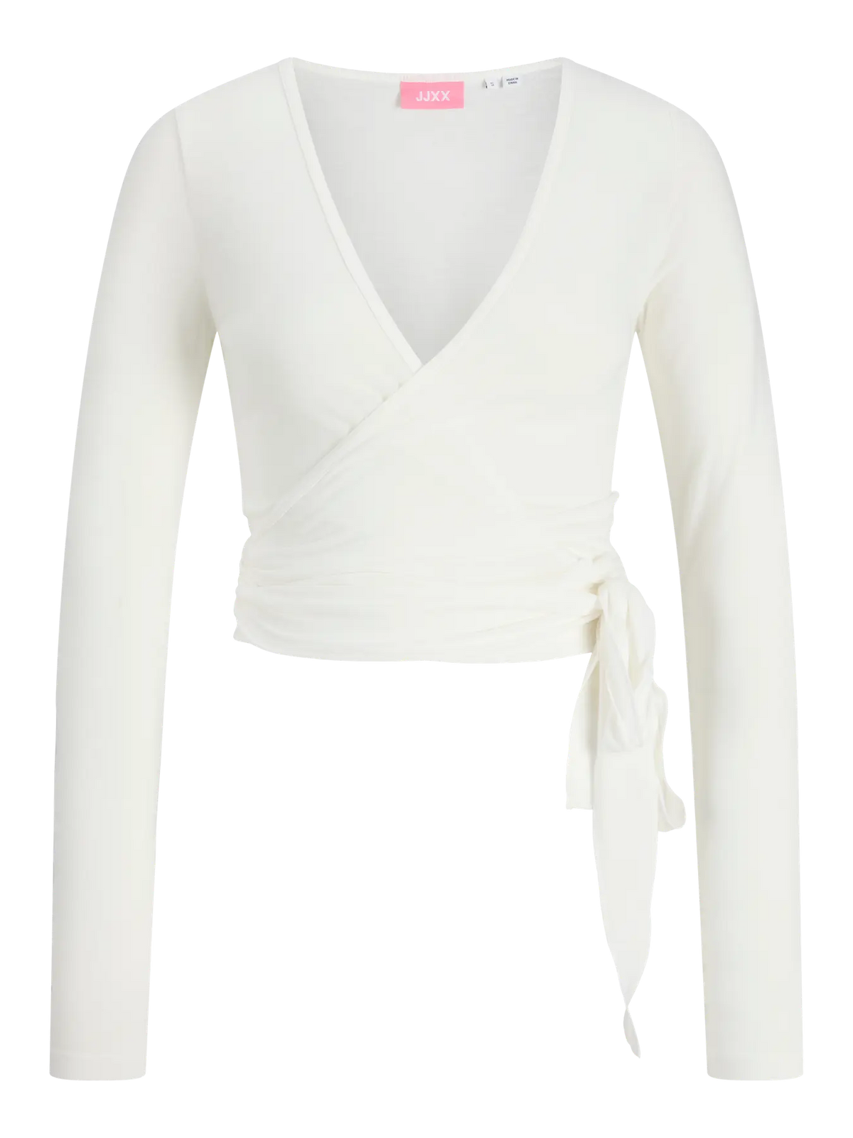 JJXX DONNA JXLUNA T-SHIRT BIANCA MANICHE LUNGHE DI COTONE  SS26