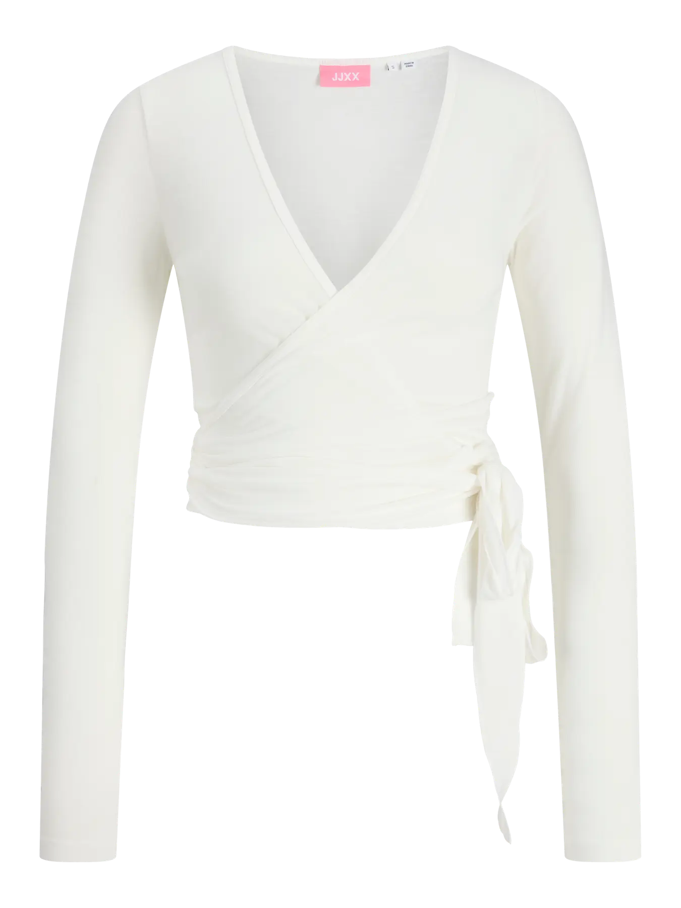 JJXX DONNA JXLUNA T-SHIRT BIANCA MANICHE LUNGHE DI COTONE  SS26